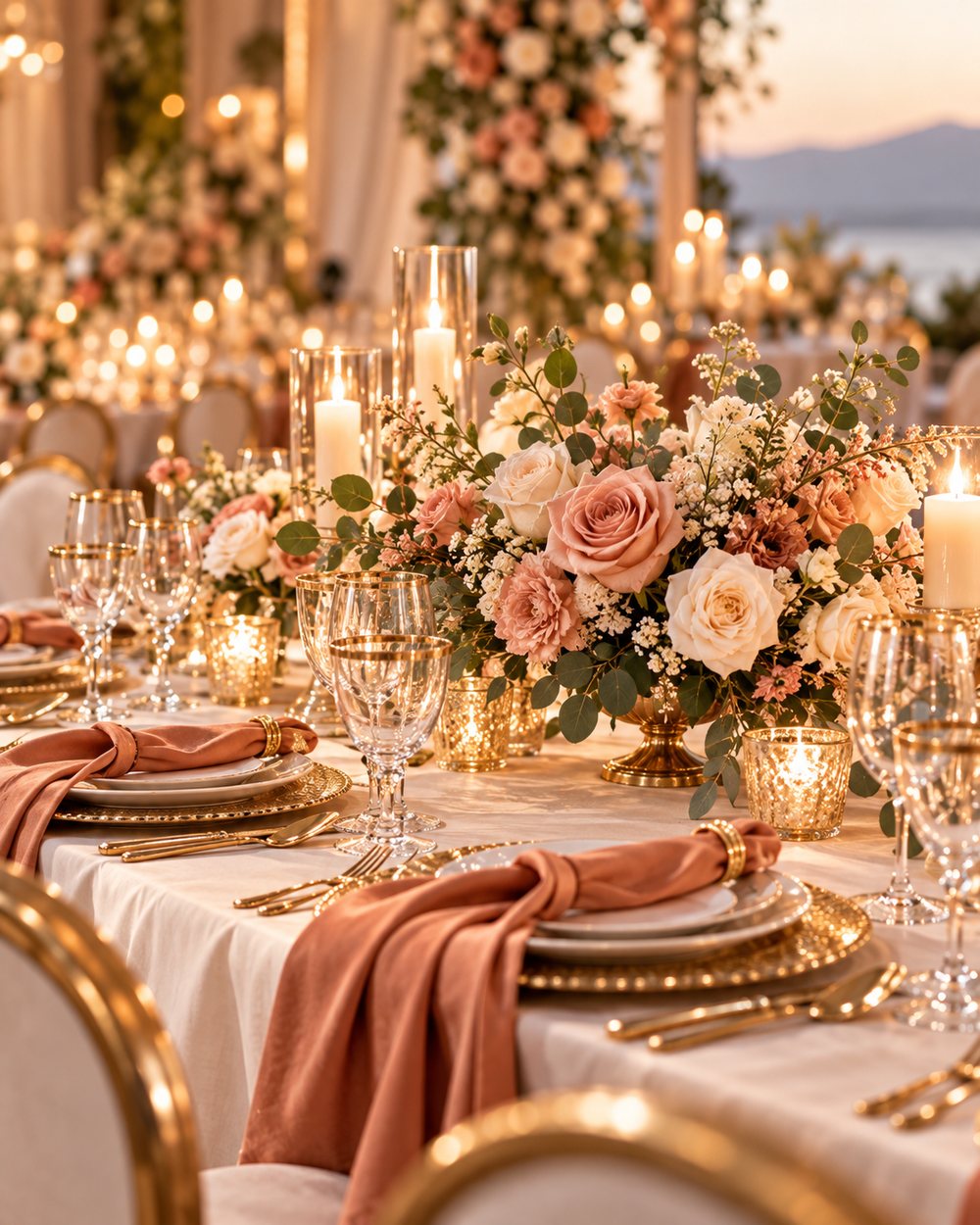 La table de la réception